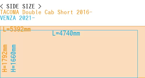 #TACOMA Double Cab Short 2016- + VENZA 2021-
